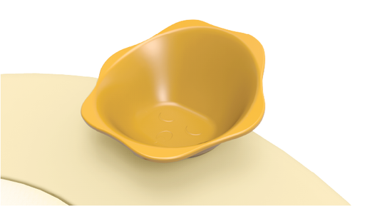 PortaPlay Toy-Chomping Poppy Snack Bowl