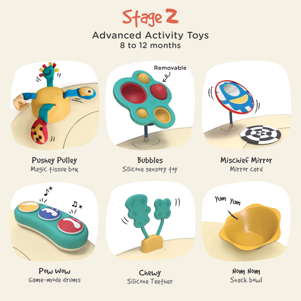 PortaPlay Stage-Based Activity Center - Monsterland Adventures