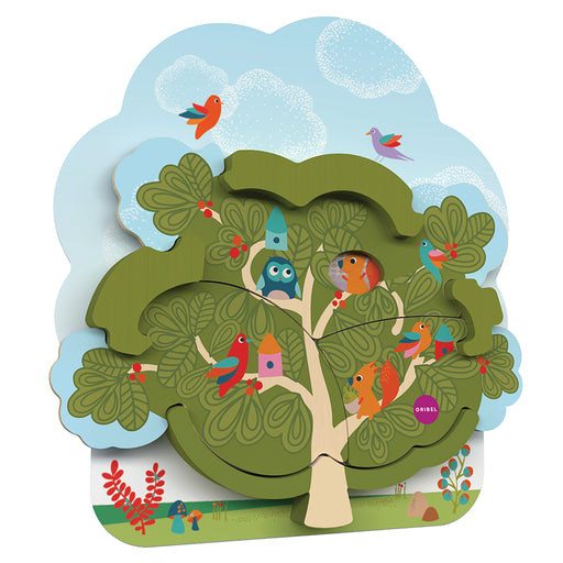 VertiPlay Wall Toy: Mr Squirrel's House 2-Layer Puzzle