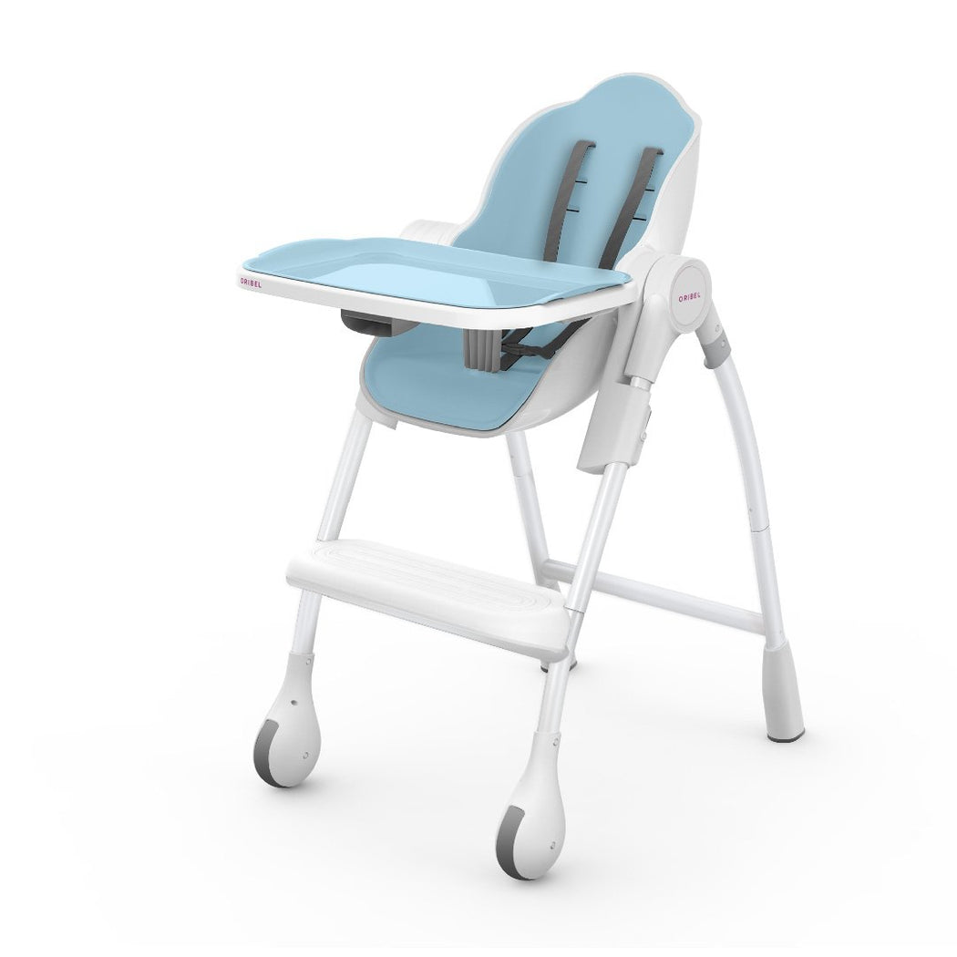 Cocoon High Chair (Blue Raspberry Marshmallow) + Seat Liner Combo
