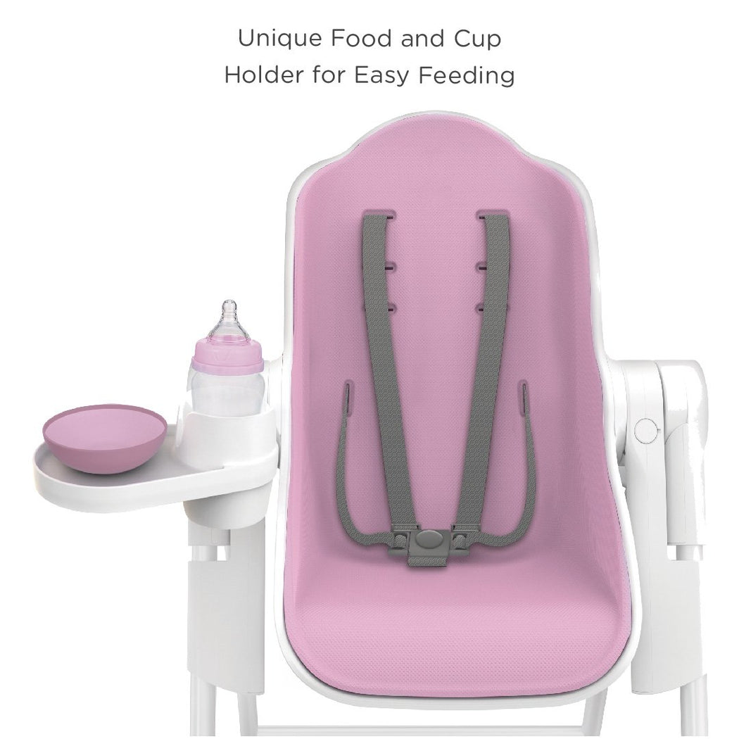 Cocoon High Chair (Rose Meringue) + Seat Liner Combo