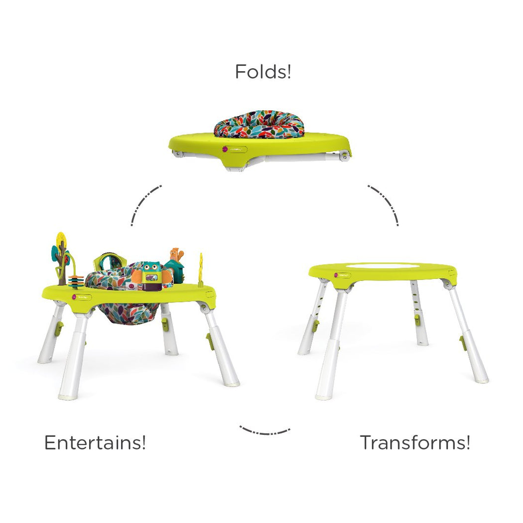 PortaPlay Forest Friends Activity Center + Stools Combo