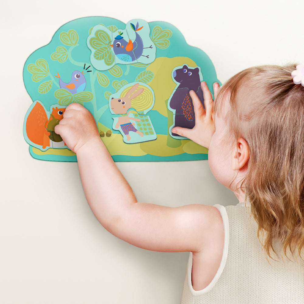 VertiPlay Wall Toy: Hoppy Bunny & Friends
