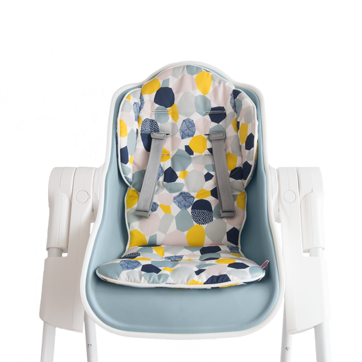 Cocoon High Chair (Blue Raspberry Marshmallow) + Seat Liner Combo