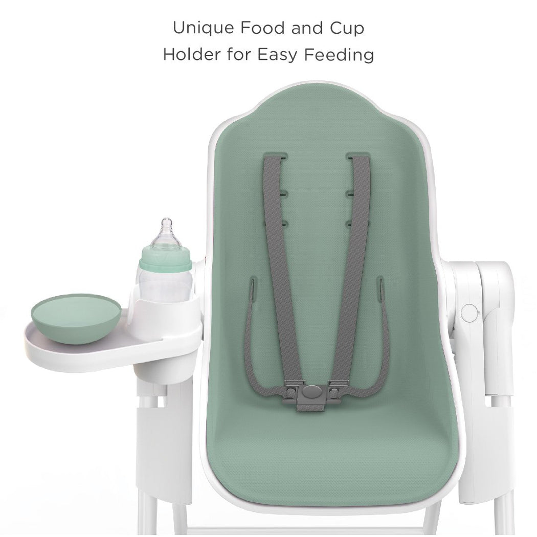 Cocoon High Chair (Pistachio Macaron) + Seat Liner Combo