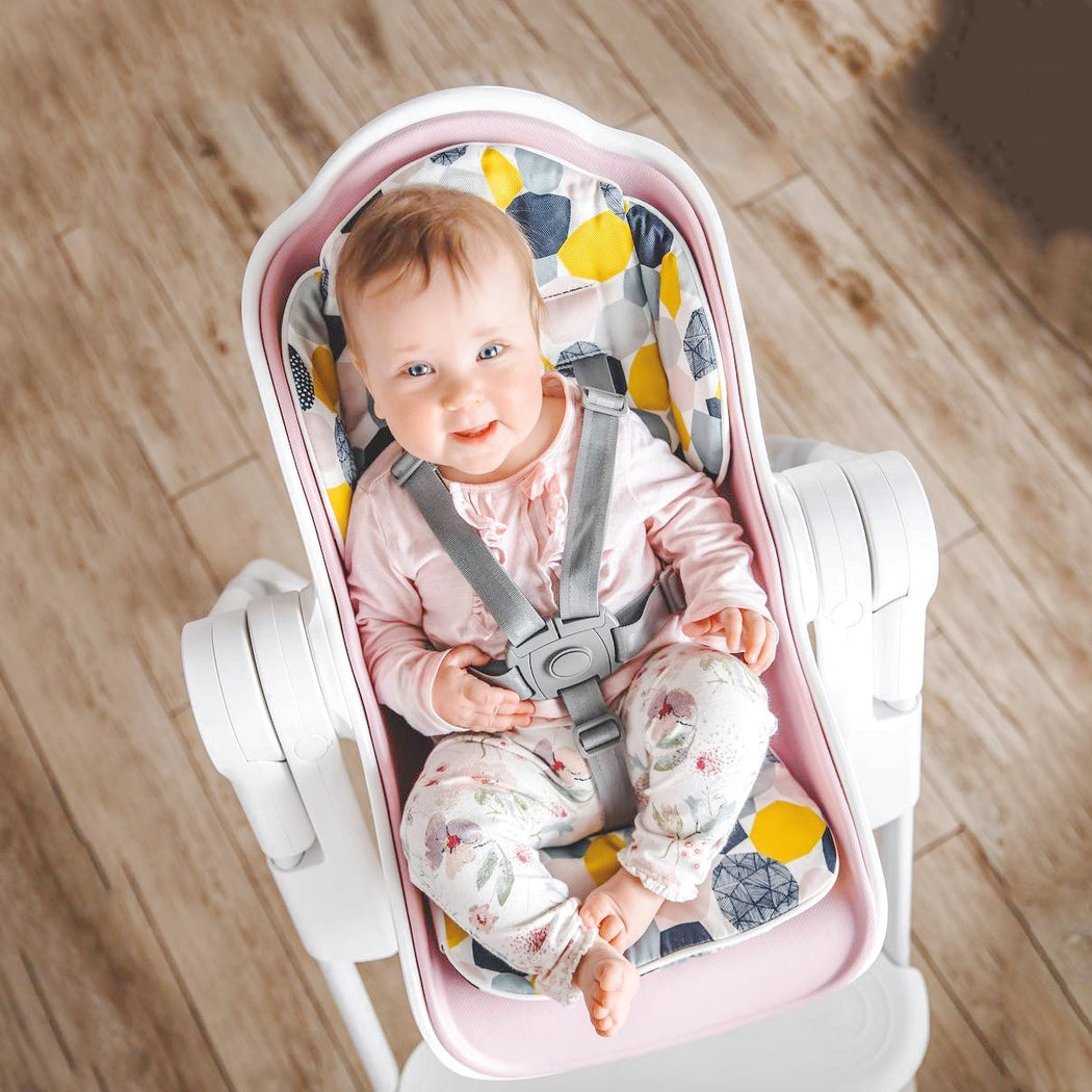 Cocoon High Chair (Rose Meringue) + Seat Liner Combo